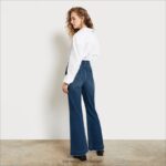 נשים לבוש Sam Edelman מכנסי מכנסיים עם כיס בגזרה גבוהה מרלו 4XL22X1228 - Image 4