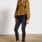 נשים לבוש Sam Edelman מכנסי סקיני בגזרה גבוהה אַפְלוּלִית 4XL22X1272 - Image 3
