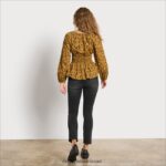 נשים לבוש Sam Edelman מכנסי סקיני בגזרה גבוהה אַפְלוּלִית 4XL22X1272 - Image 4