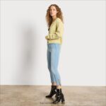 נשים לבוש Sam Edelman מכנסי קרסול דק בגזרה גבוהה קַרחוֹן 4XL22X1258 - Image 2