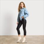 נשים לבוש Sam Edelman מכנסי קרסול דק בגזרה גבוהה רמיקס אשד 4XL22X1259