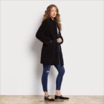 נשים לבוש Sam Edelman מעיל טדי שָׁחוֹר 4XL22X1162 - Image 2