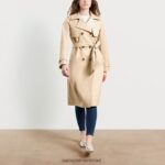 נשים לבוש Sam Edelman מעיל טרנץ' חגורה לִבנֶה 4XL22X1176 - Image 2