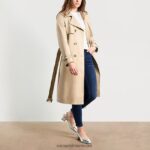 נשים לבוש Sam Edelman מעיל טרנץ' חגורה לִבנֶה 4XL22X1176 - Image 3