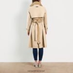 נשים לבוש Sam Edelman מעיל טרנץ' חגורה לִבנֶה 4XL22X1176 - Image 4