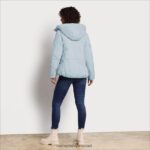 נשים לבוש Sam Edelman נפח צווארון כרית כחול בהיר 4XL22X1120 - Image 4
