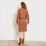 נשים לבוש Sam Edelman סט ארלין אָפוֹר חוּם 4XL22X1263 - Image 4