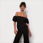 נשים לבוש Sam Edelman סרבל מחוץ לכתף שָׁחוֹר 4XL22X1074 - Image 3