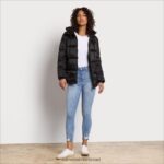 נשים לבוש Sam Edelman פוך רך קצר שָׁחוֹר 4XL22X1130