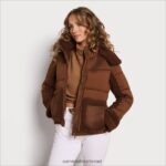 נשים לבוש Sam Edelman פחזנית קצרה עם ברדס אֶדֶר 4XL22X1160