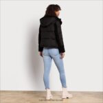 נשים לבוש Sam Edelman פחזנית קצרה עם ברדס שָׁחוֹר 4XL22X1161 - Image 4