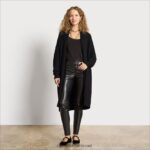נשים לבוש Sam Edelman קרדיגן גדול של norfolk שָׁחוֹר 4XL22X1240
