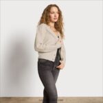 נשים לבוש Sam Edelman קרדיגן ג'ולייטה שיבולת שועל אברש 4XL22X1226 - Image 3