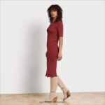 נשים לבוש Sam Edelman שמלת מידי עם צווארון תפוז 4XL22X1143 - Image 2