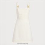 נשים לבוש Sam Edelman שמלת מיני טינסלי גרדניה 4XL22X1102 - Image 5