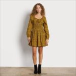 נשים לבוש Sam Edelman שמלת מיני לורה שמן זית 4XL22X1236
