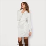 נשים לבוש Sam Edelman שמלת מיני צווארון צב אקרו 4XL22X1145