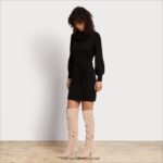 נשים לבוש Sam Edelman שמלת מיני צווארון צב שָׁחוֹר 4XL22X1146 - Image 2