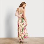 נשים לבוש Sam Edelman שמלת מקסי פרחונית סומק מולטי 4XL22X1142 - Image 4