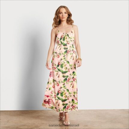 נשים לבוש Sam Edelman שמלת מקסי פרחונית סומק מולטי 4XL22X1142
