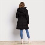 נשים לבוש Sam Edelman תפוח צווארון כרית חגורה שָׁחוֹר 4XL22X1300 - Image 4