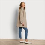 נשים לבוש Sam Edelman sb מעיל טרנץ' נדנדה לִבנֶה 4XL22X1118 - Image 2